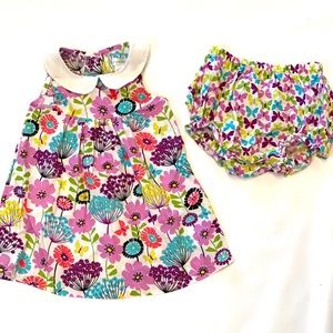 Ver Bradley Baby Dress and Bloomer Set